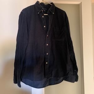 Lands’ End Corduroy Long Sleeve Shirt - Medium